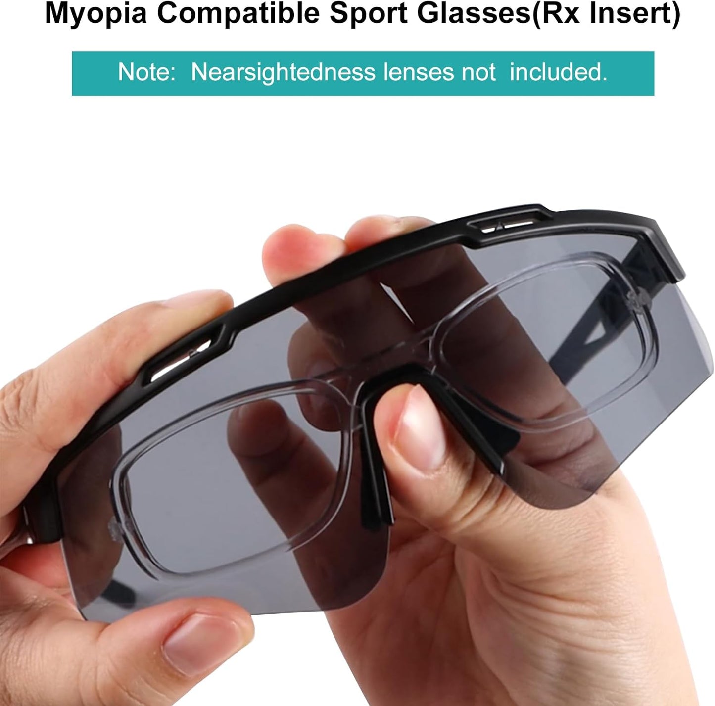 Skiennix Tactical Eyewear - Anti-Fog Sports Glasses with UV400 Protection & 3 Interchangeable Lenses