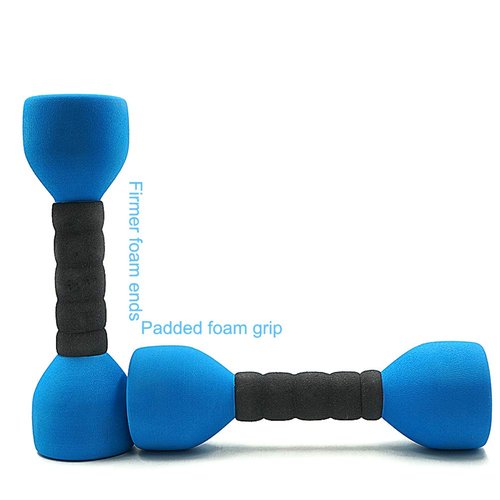 Aoneky 2LB Kids Dumbbell Toy, Foam Covered Safe Exercise Weights for Toddlers Children, Soft Grip Fitness Toy for Boys Girls Age 3 4 5 6 Years Old