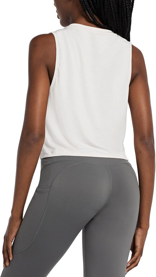 Baleaf Crop Tank Top for Women - Quick Dry Athletic Workout Shirt | Sleeveless Yoga & Gym Fit