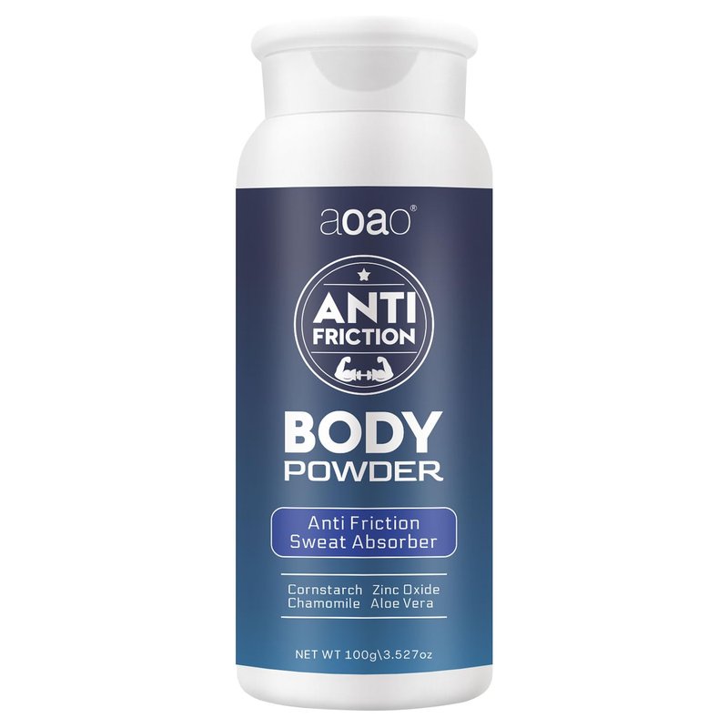 Anti Friction Grooming Powder for Men with Zinc Oxide, Talc-Free Moisture Absorption Body Powder for Groin & Sensitive Skin, Anti Sweat & Whole Body Deodorant, Gentle Comfort Fresh Formula, 3.53oz