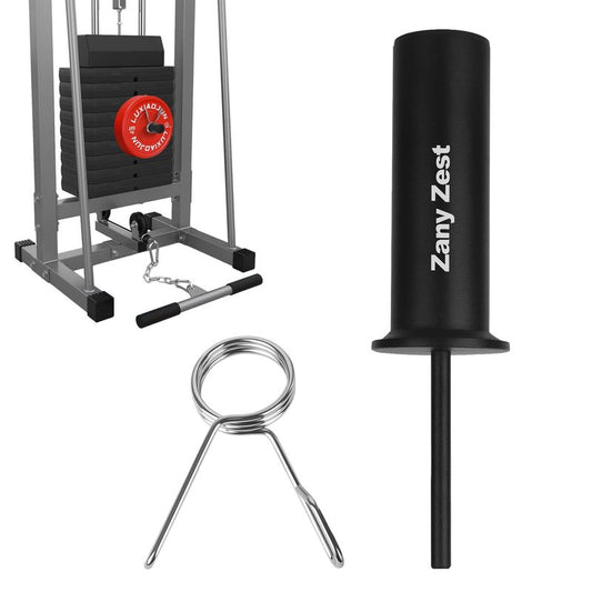 Reinforced Weight Stack Pin - Maximum additional Load Capacity of 50kg/110lbs - Load Extra Olympic Weight for Strength Training Weight Lifting in Gym Cable Machine & Home Gym(Dia:8mm Length:110mm)