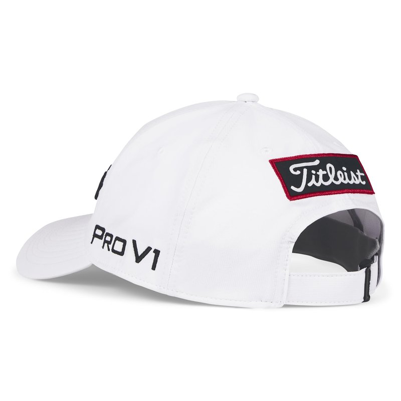 Titleist Tour Performance Golf Hat, White/Black
