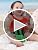 Girls One Piece Swimsuit - Cute Ruffle Bathing Suit, 4-5T - Red & Green Watermelon