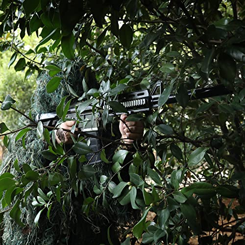 ZORVEM Kids Large Ghillie Suit Camouflage Hunting Apparel for Youth & Teen