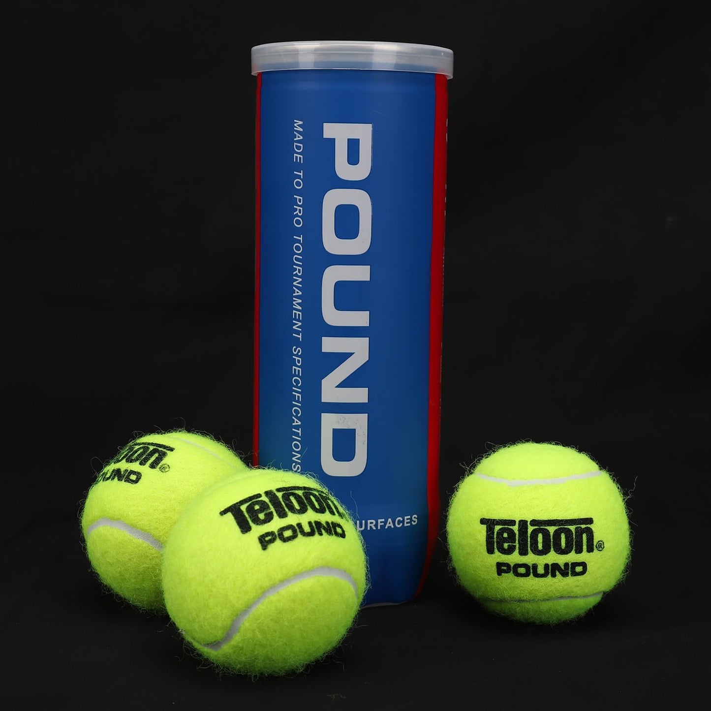 Teloon Tennis Balls - Professional Tournament Quality | Ideal for Competitive Play