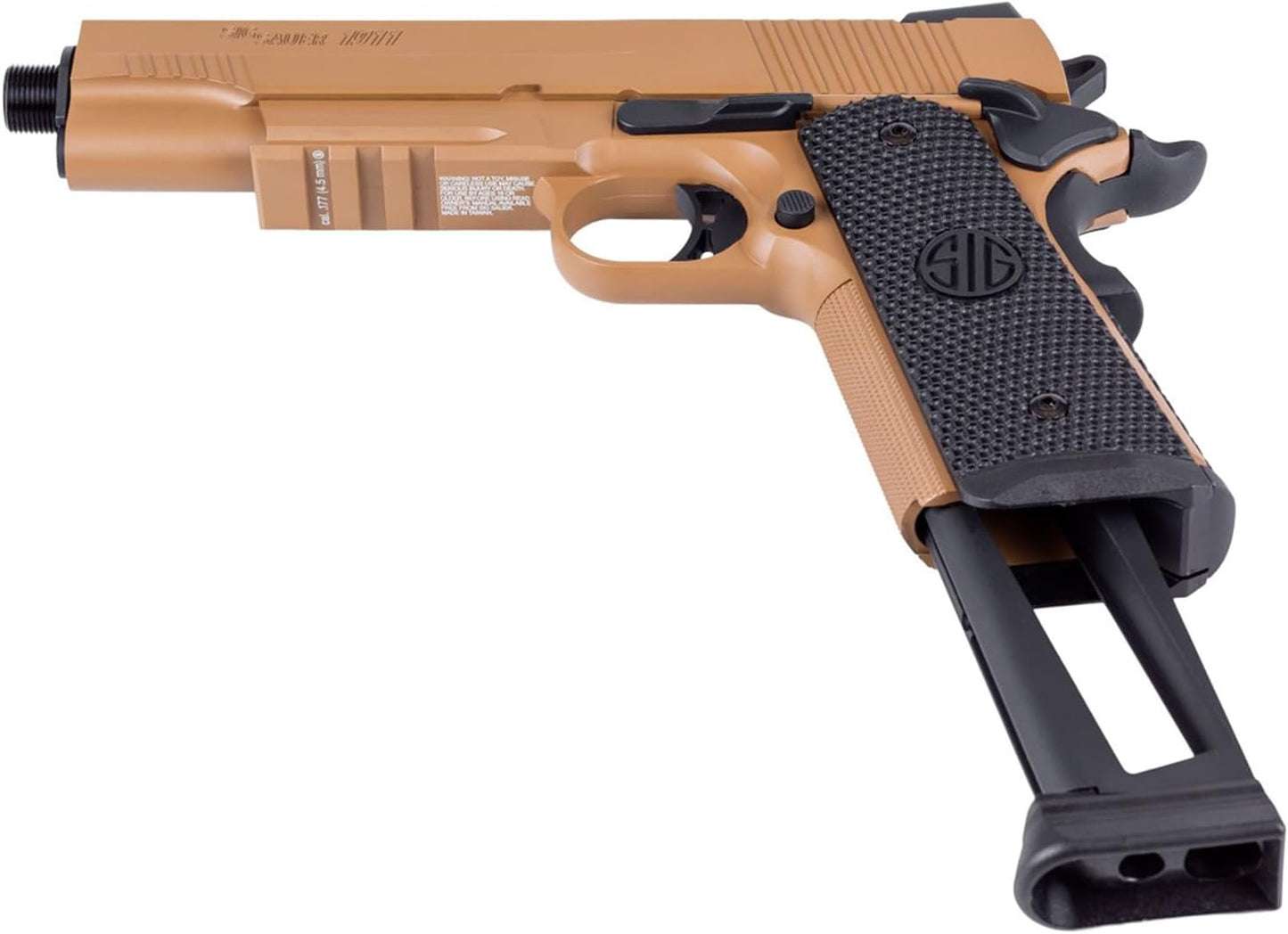 Sig Sauer 1911 Emperor Scorpion Air Pistol - 4.5mm Semi-Auto with 17rd BB Magazine, CO2 Not Included