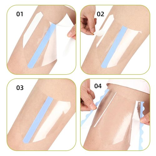 Instalift Body Tape – Invisible Thigh & Skin Lifting Patch, Anti-Chafing, Waterproof Adhesive for Legs, Butt, Arms – Firm Sagging Skin, 20 Pcs (4.8x6 Inch)