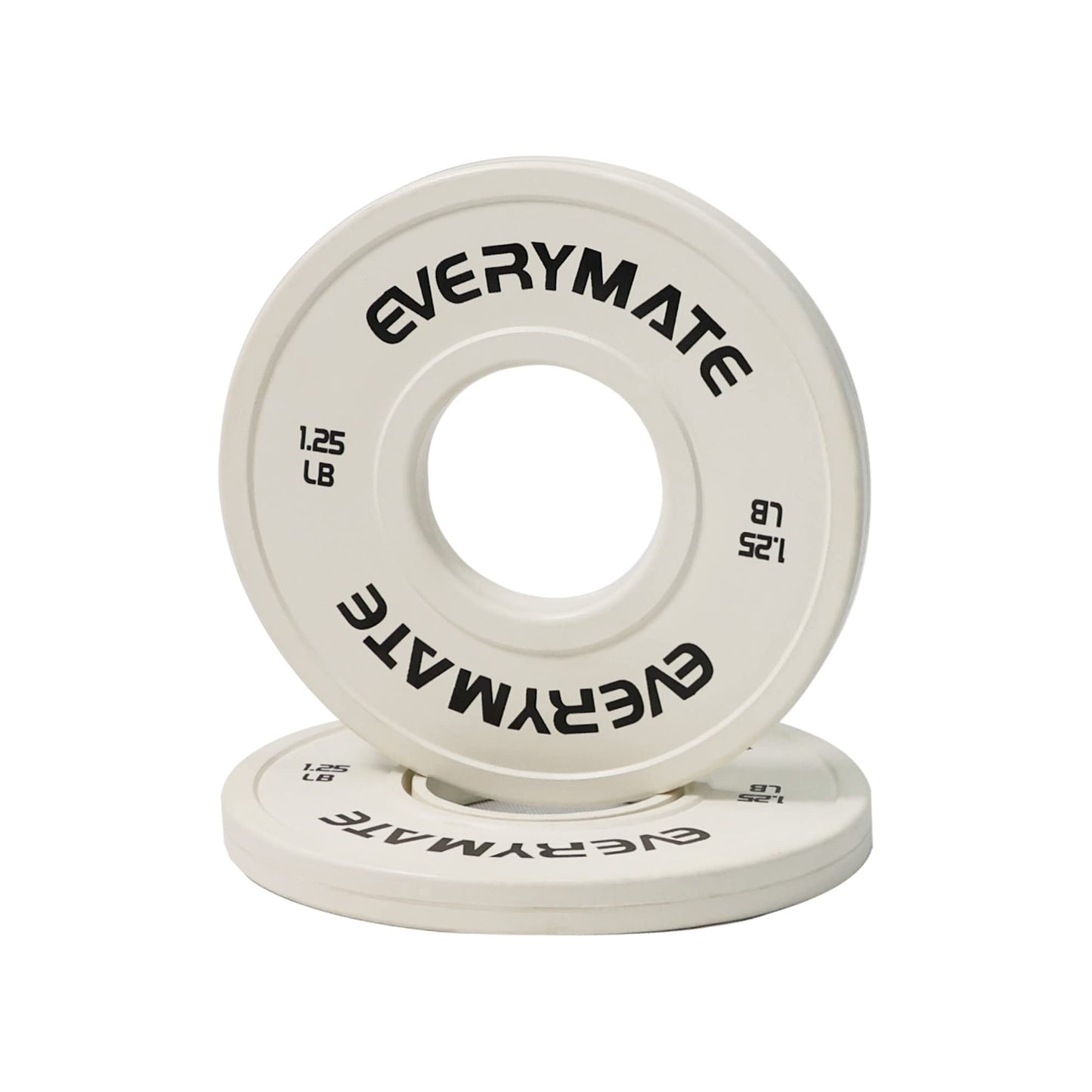 EVERYMATE Change Weight Plates 1.25LB 2.5LB 5LB Set Fractional Plate Olympic Bumper Plates for Cross Training Bumper Weight Plates Steel Insert Strength Training Weight Plates