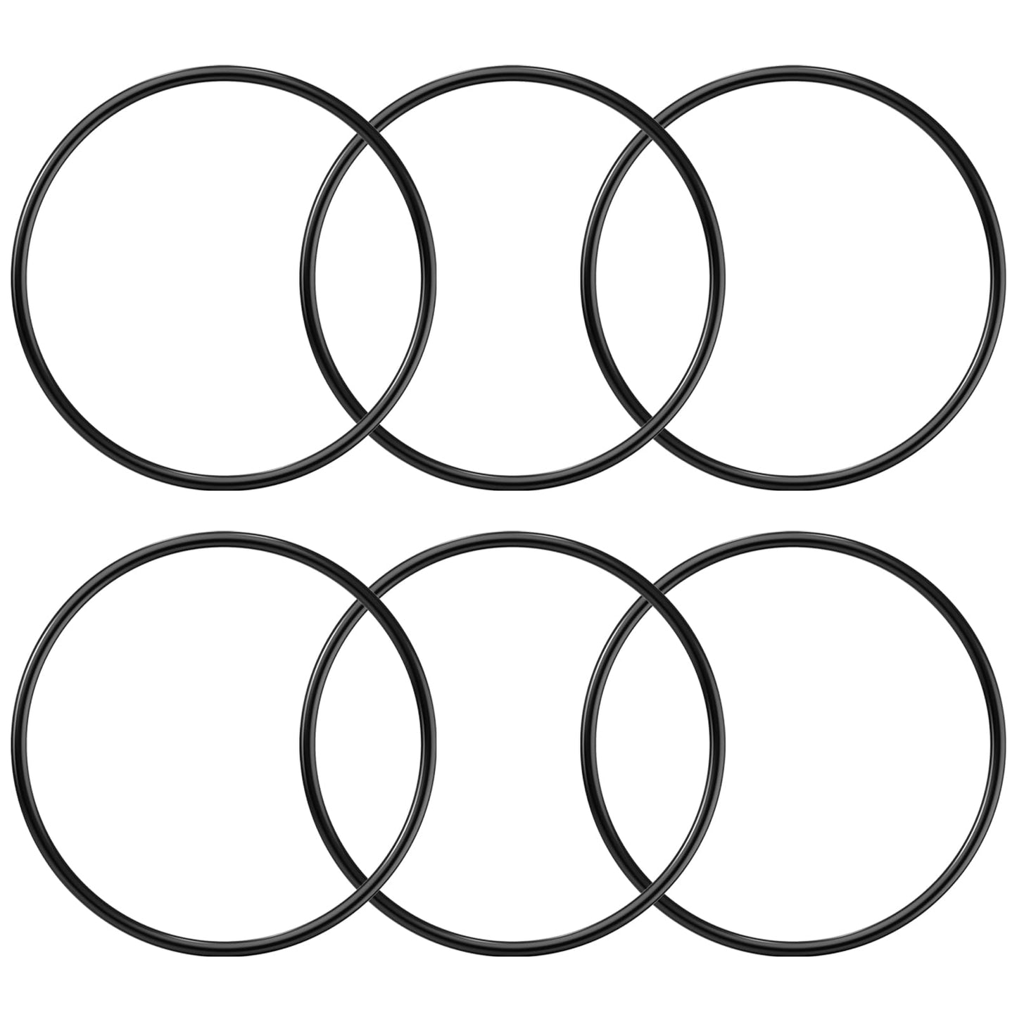 O-Ring for APEC, 6 Pack Water Filter Replacement for ROES-50 3.5" OD Reverse Osmosis Water Filter Housings