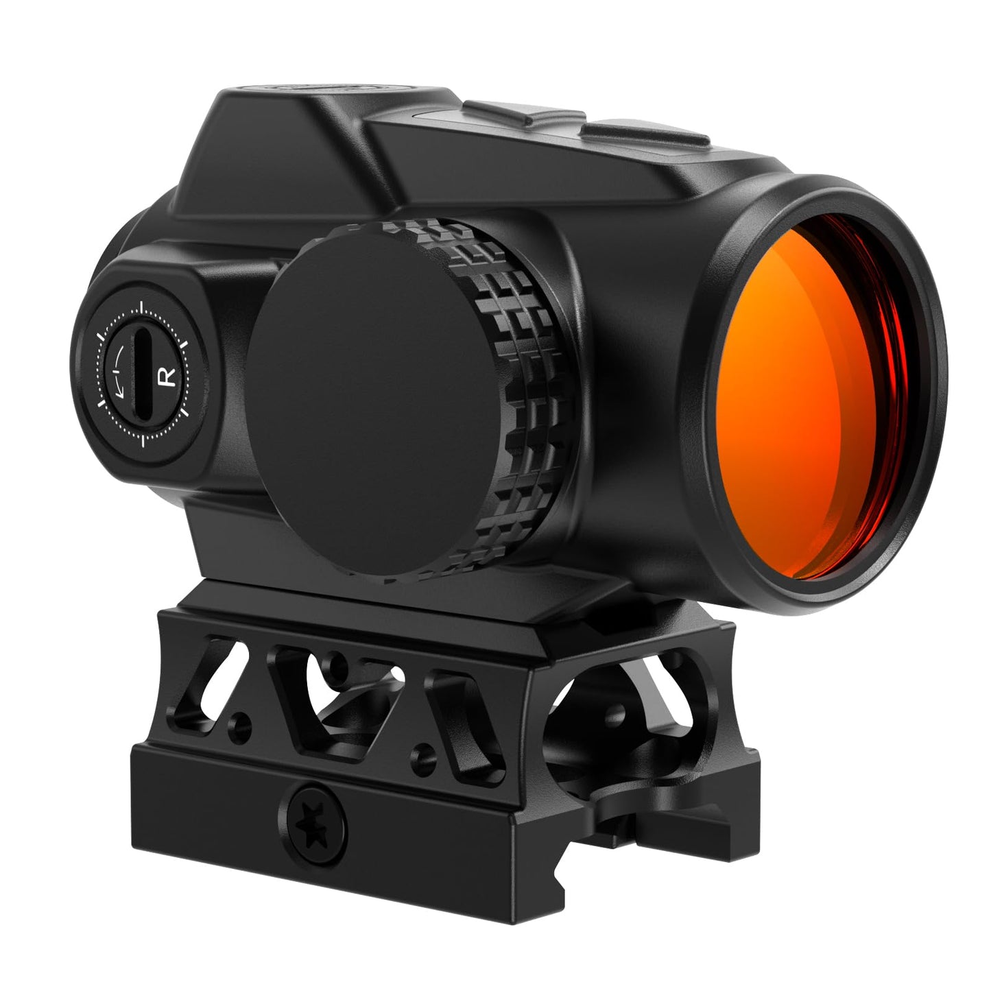 Feyachi V90 Red Dot Sight 2 MOA Compact Red Dot Scope Waterproof Shake Awake Rifle Scopes 1 x 25mm .75” Riser Mount