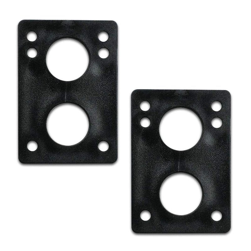 Yocaher Longboard Skateboard Trucks Wheels Combo Set 71mm Wheels + 7"/180mm Heavy Duty Aluminum Black Trucks, Bearing, Riser Pad, and Skateboard Longboard Cruiser Hardware