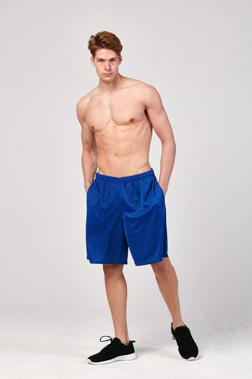 DEVOPS Men's 10-Inch Loose-Fit Workout Gym Shorts - Comfortable with Pockets
