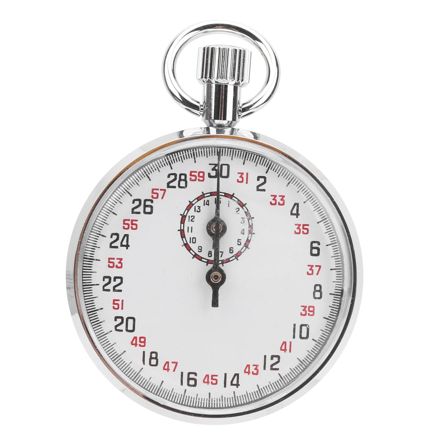 Mechanical Stop Watch, Handheld Sports Chronograph Alarm Mechanical Stopwatch Running Timer for Sports,Competitions,Games,Physics Teaching Equipment
