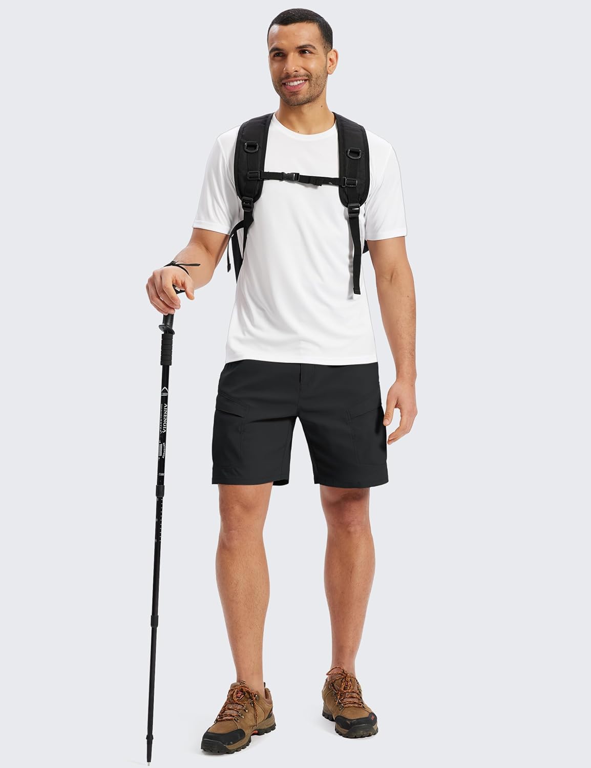 TACVASEN Men's Cargo Hiking Shorts - Quick Dry Tactical Work Shorts with 6 Pockets | Summer Outdoor Wear