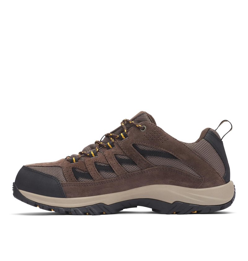 Columbia Mens Crestwood Waterproof, Mud/Squash, 9