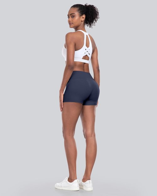 CHRLEISURE High Waisted Biker Shorts - Soft Spandex Yoga Shorts for Women | Comfortable Workout Fit