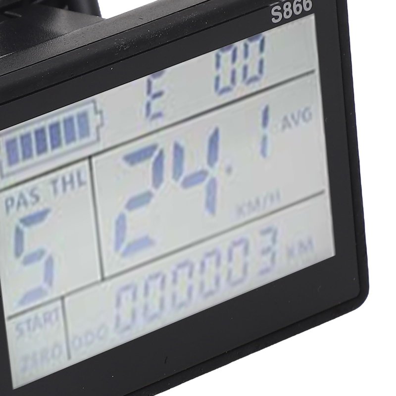 Electric Scooter Conversion LCD Display with 6P Waterproof Connector Mountain Conversion LCD Panel Parts
