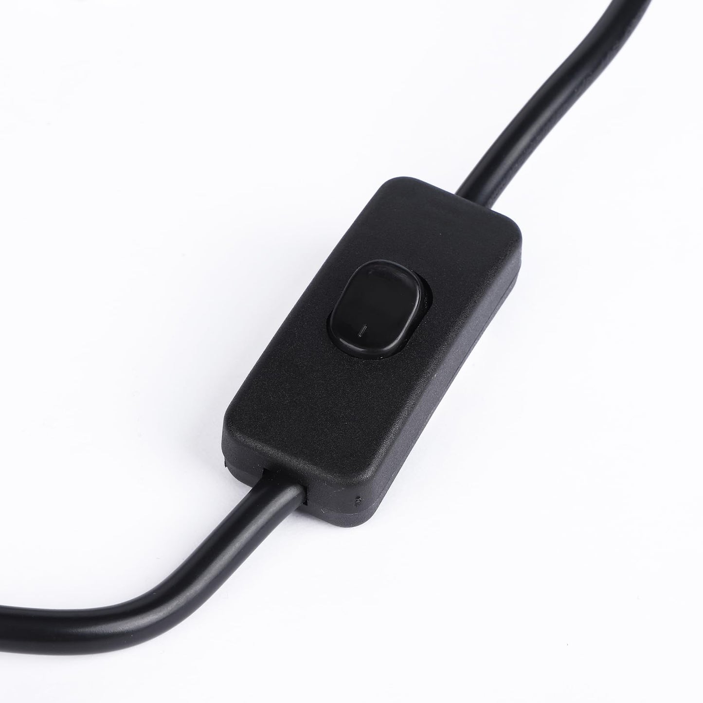 DROK 4FT Power Cable 3 Prong Grounding Plug, AC Power Cord Extension Cord with Switch On/Off and Fork Terminal Connectors, AC/DC Adapter 18 AWG for Electrical Testing, AC to DC Converter 110V to 12V