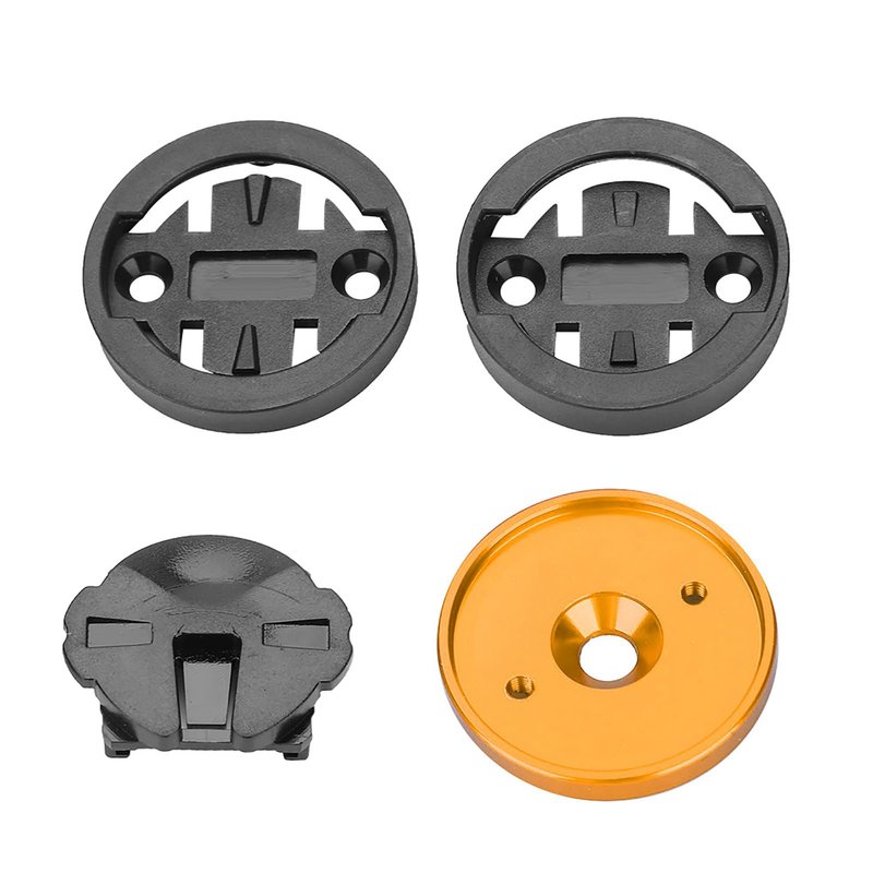 Road Bike Computer Holder Stem Top Cover Bicycle Stopwatch GPS Speedometer Mount (Gold) Bryton Rider 750 Computer Mount