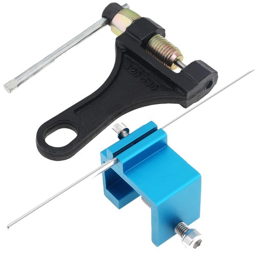 Windance Chain Link Breaker Chain Quick Adjusting Alignment Sprocket Accurate Positioning Tool CNC Aluminum Alloy Chain Repair Tool Kit for Motorcycle ATV Scooter Snowmobile Dirt Bike Bicycle