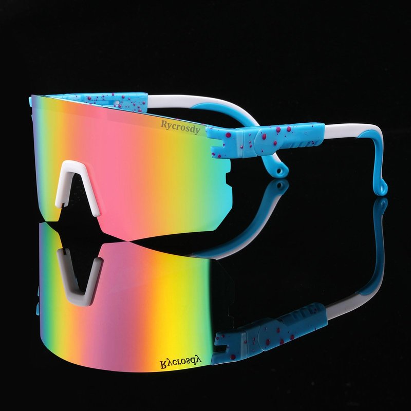 Rycrosdy Two Sizes Polarized Sunglasses UV400 For Adults Youth Men Women Outdoor Sport Baseball Cycling Glasses - JY13