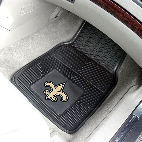 NFL New Orleans Saints Heavy Duty Vinyl Car Mat - Front 18"x27"