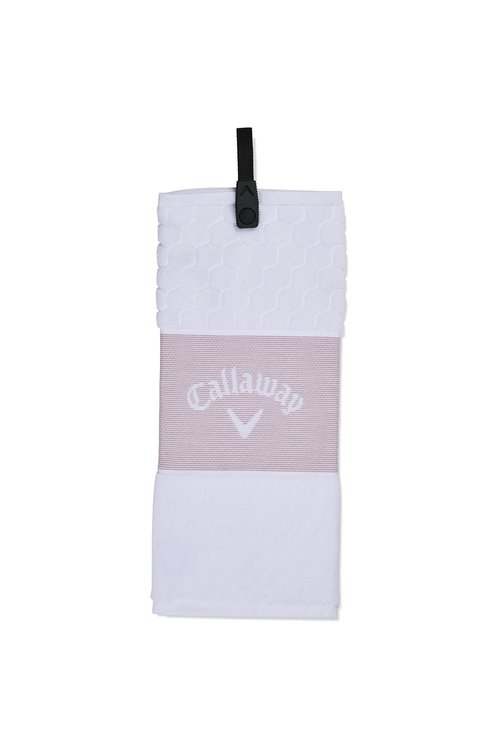 Callaway TW CG Trifold Towel Mauve/WHT 23