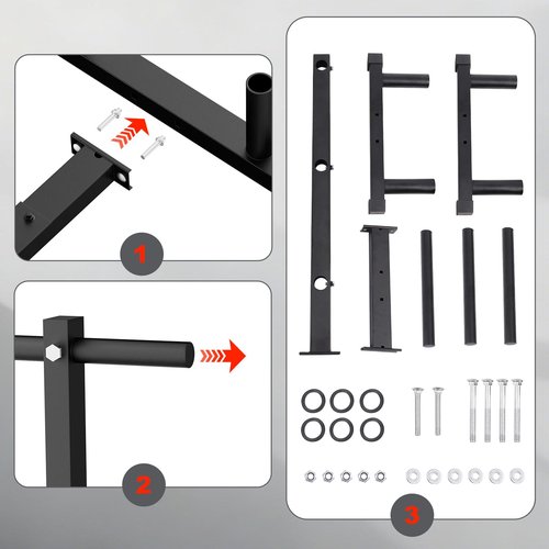 Weight Plate Rack for Home Gym - 6 Post Olympic Plate Holder with Wide Stability Base, Barbell Storage & Bumper Plate Tree Organizer, Heavy Duty Space Saving Gym Equipment