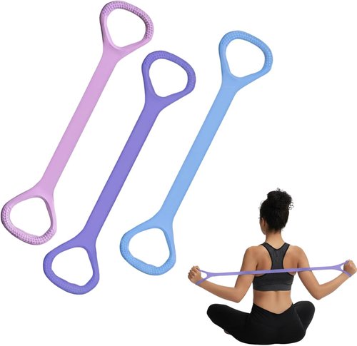 Figure 8 Fitness Resistance Bands - Versatile Exercise Bands with Handles for Full-Body Workouts