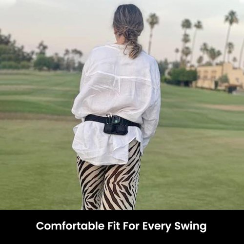 Lady Caddy Golf Valuables Pouch Bag - Golf Balls Bag for tees, Balls, Ball Marker, Divot Repair Tool, Keys, Cards & Cash - Golf Caddy Belt Pouch for Women & Men- Golf Accessories Gift for Golfers