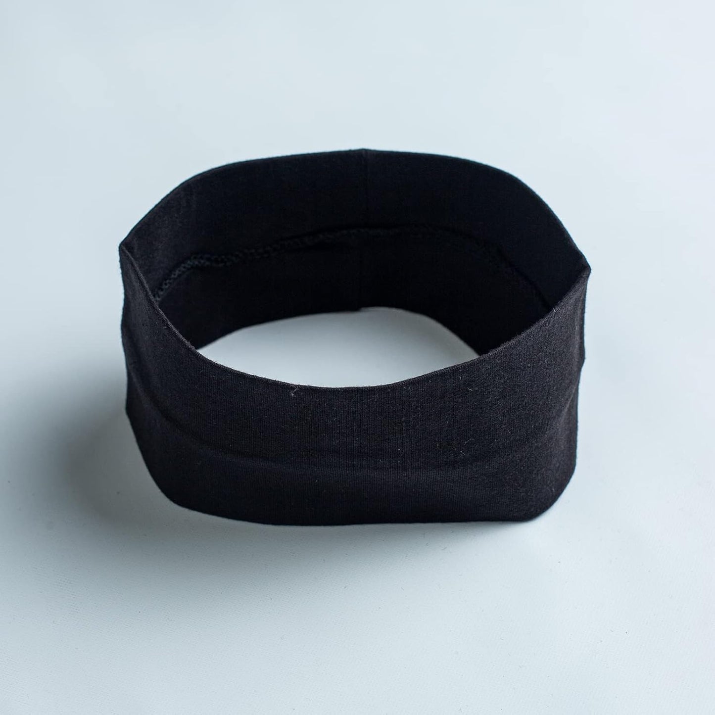 Skiennix Black Headbands for Women - Non-Slip Stretchy Cotton Hair Wraps | 6 Pcs Set