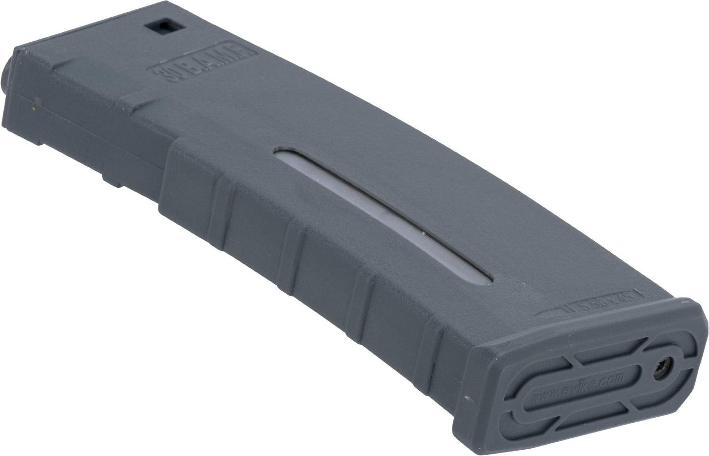 Evike Airsoft - BAMF 30rd Polymer MilSim Mag for M4-Style Series Airsoft AEGs (Color: Gray/Single)