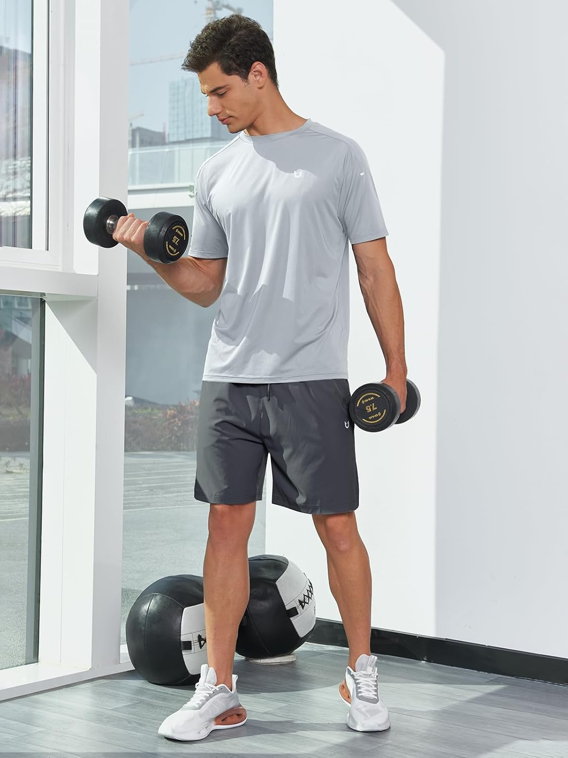 NORTHYARD Men's Athletic Running T-Shirts - Quick Dry Short-Sleeve Workout Tee for Performance Activewear