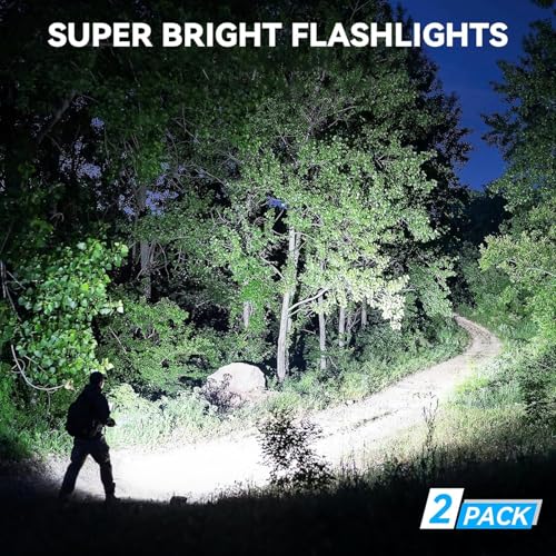 Flashlight Rechargeable LED High Lumens - 990,000 lm Super Bright