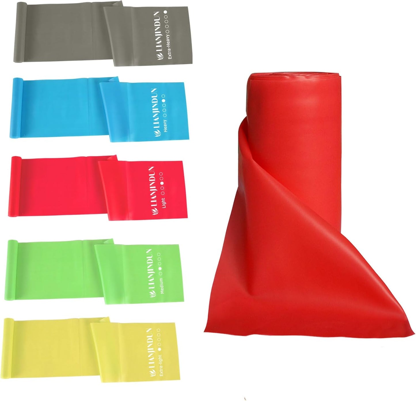 Skiennix Professional Resistance Bands - Durable, Versatile Fitness Equipment | 5 Pcs Set