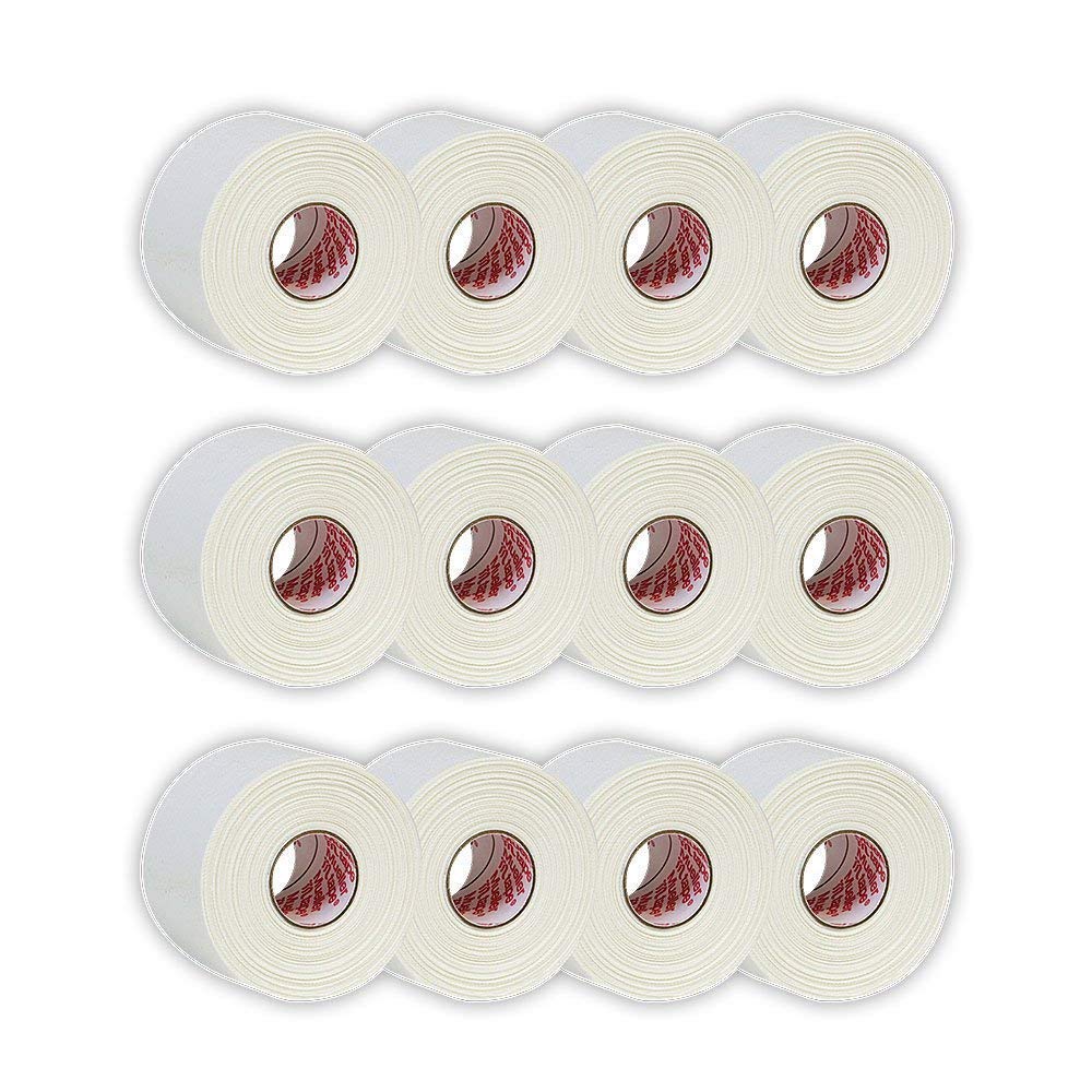 Athletic Tape - White - 1 1/2" x 15 yards - Mueller M tape -12 Count (Pack of 1)