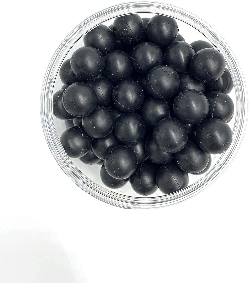 Skiennix .43 Caliber Hard Rubber Balls - 100 Reusable Paintballs for Home Defense & Training