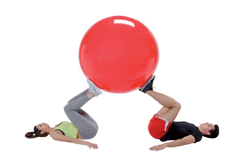 Gymnic Physio Exercise Ball, 85cm, Red