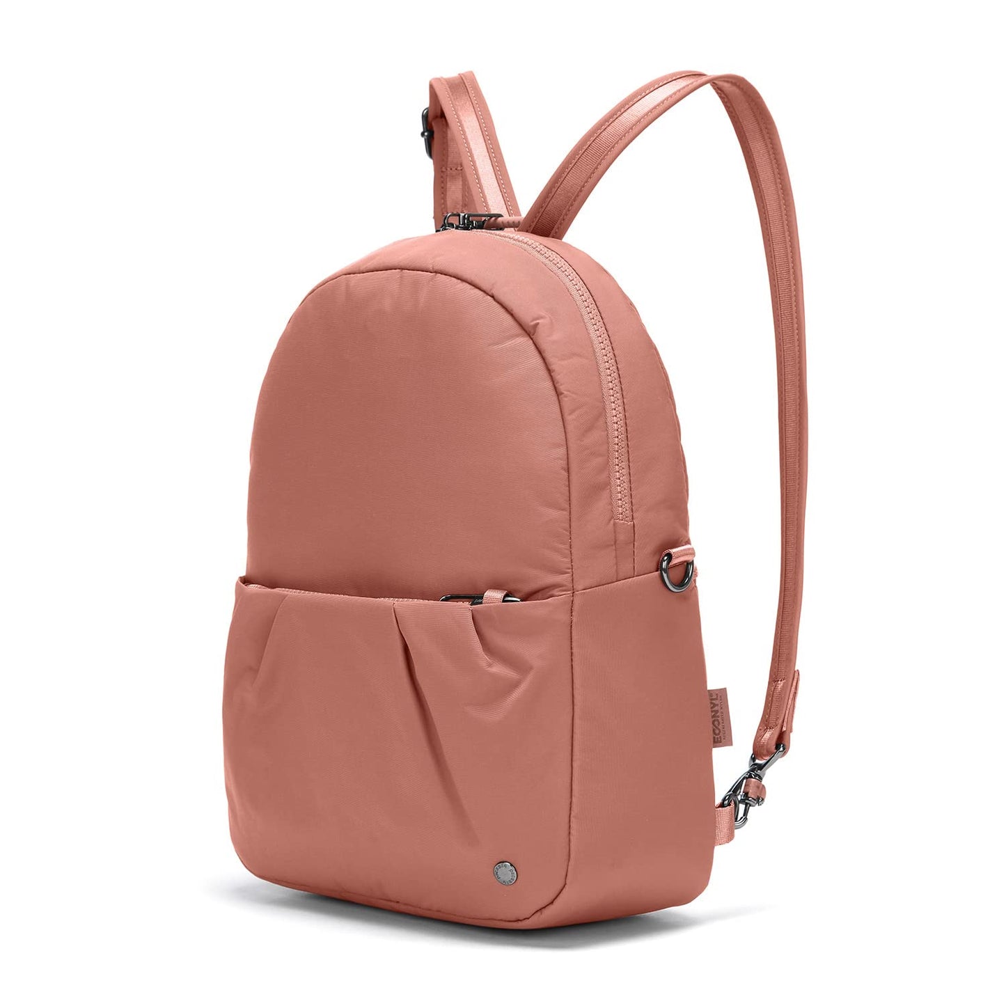 Pacsafe Women's Citysafe CX Anti Theft Convertible Backpack-Fits 11" Tablet, ECONYL Rose