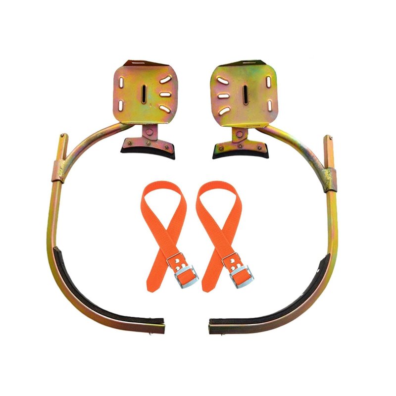 Naroote Tree Climbing Spikes, High Strength and Anti Slip Concrete Pole Climbing Shoes Tree Climbing Gear with Adjustable Shoe Strap for Tree Work and Electrical Systems
