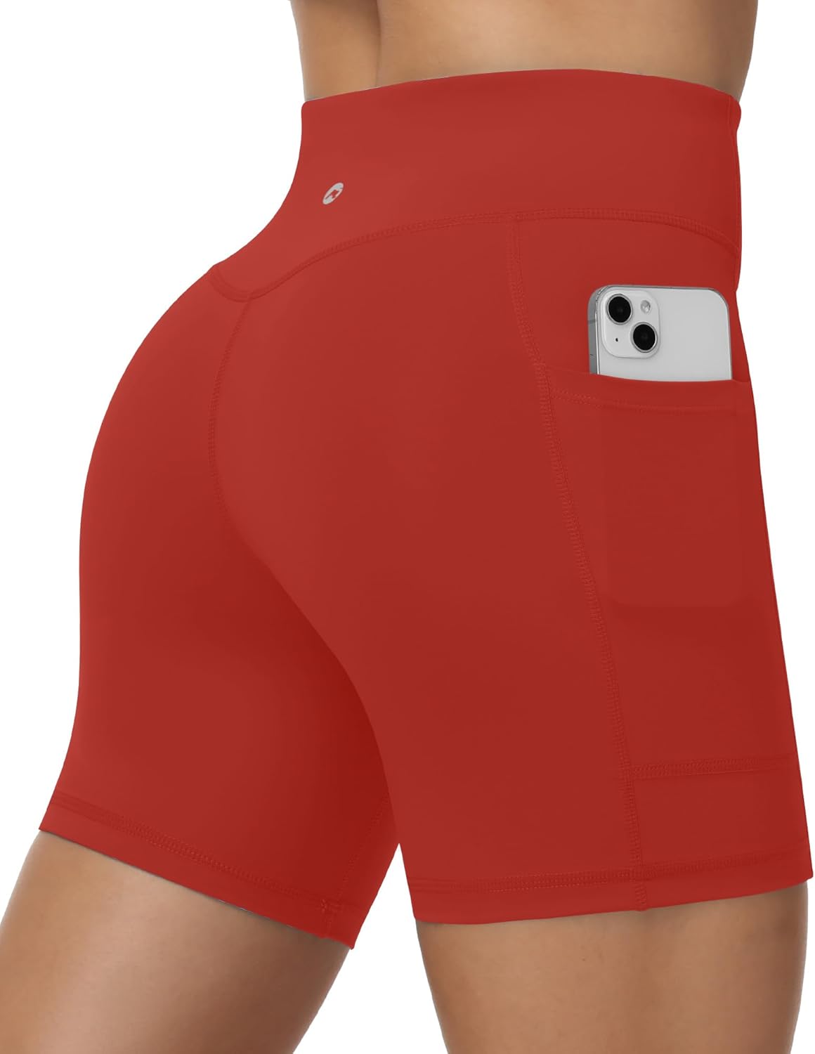 Moozava Women's Biker Workout Shorts - High Waist Tummy Control | 8"/5"/3" Spandex with Pockets
