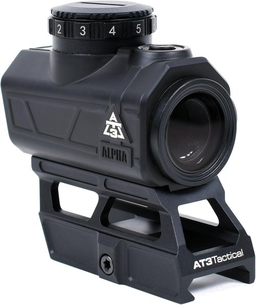 AT3 Tactical Red Dot Sight - 2 MOA with Shake Awake Feature & Absolute Lower 1/3 Cowitness Mounts