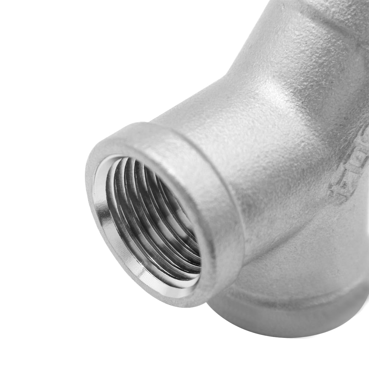 Beduan Tee 3/4 NPT Female Y Shaped 3 Way Cast Pipe Fitting Stainless Steel 304