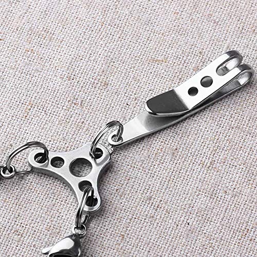 Stainless Steel Deep Carry Pocket Clip - 2 Pack Multi-Purpose EDC
