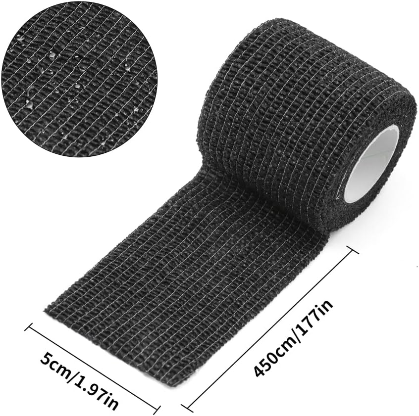 Skiennix Self-Adhesive Bandage Wraps - 24 Pack, 2" x 5 Yards, Breathable Elastic in 12 Colors