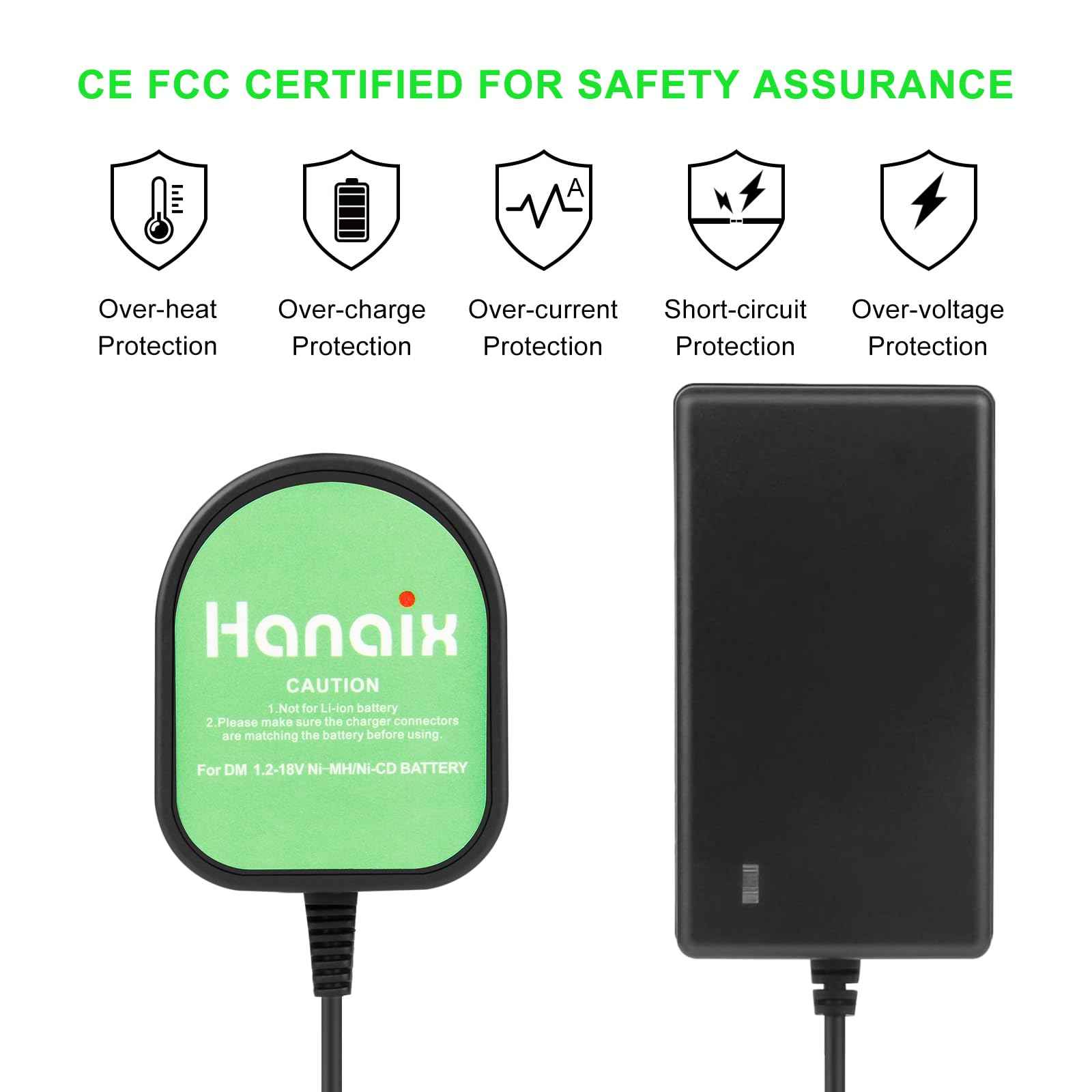 Hanaix 7.2V Max Ni-MH Charger Fit for Dremel 7700-01 7700-02 and Compatible with Dremel Battery 5000 755-01 757-01 7300 New