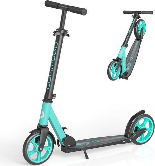 Kick Scooter - CPSC Certified Foldable Lightweight Sport Scooter for Kids & Teens | 8-Inch Wheels, Max Load 240 LBS