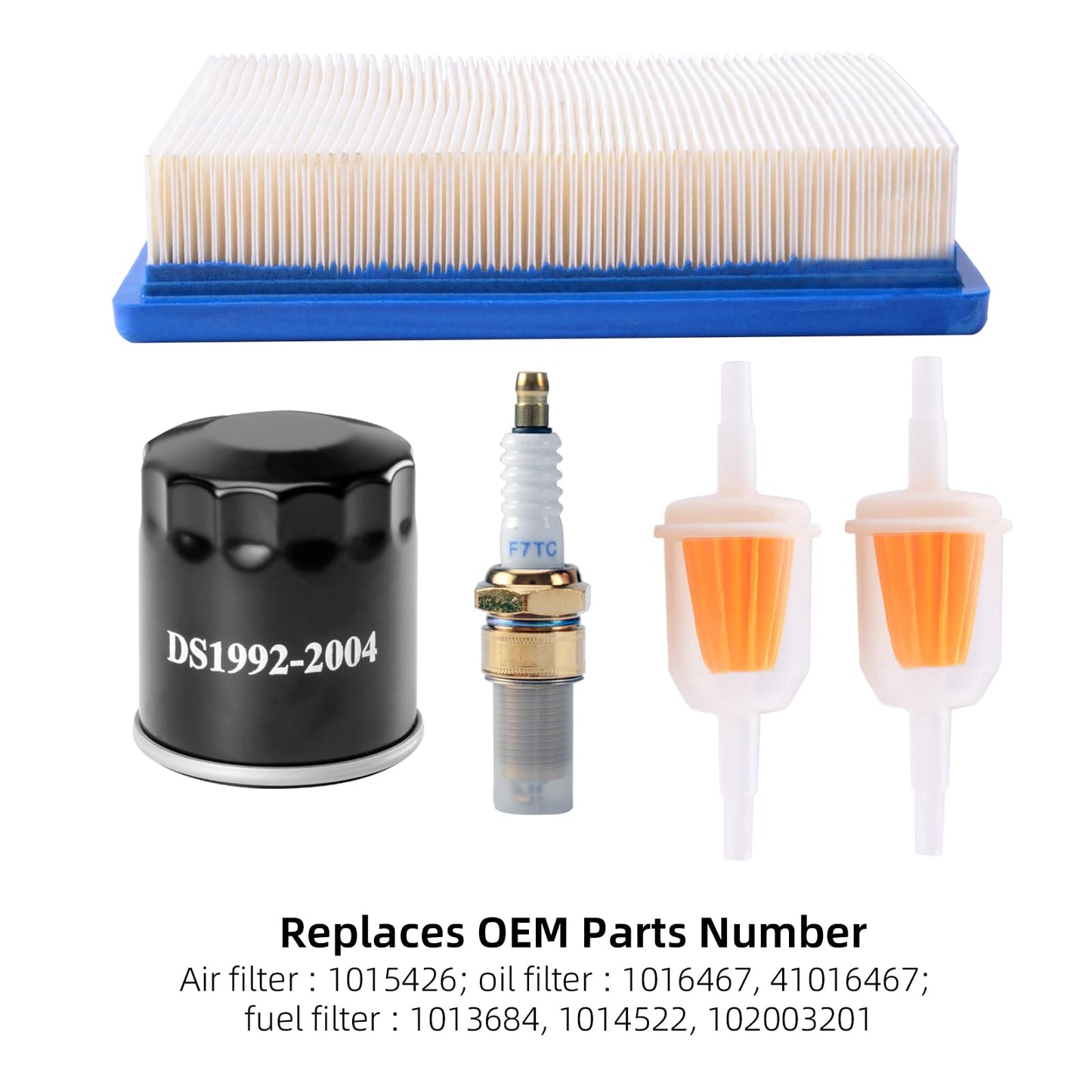 Roykaw Club Car DS Tune Up Kit for 1992-up 4-Cycle Gas Golf Cart with FE290 FE350 Engines, Replaces OEM # 1015426, 1016467, 41016467, 1013684, 1014522, 102003201