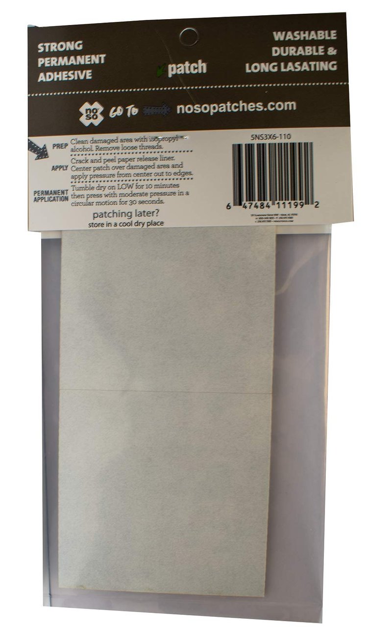 FROGG TOGGS NoSo Instant Repair Patch Kit - Perfect for Jackets, Sleeping Bags, Waders, Tents, tarps and More Brown 3x6