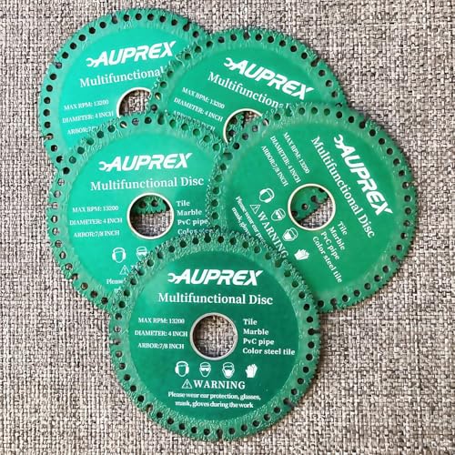 5 PCS 4 Inch Indestructible Disc for Grinder, Angle Grinder Cutting Disc, Composite Multifunctional Cutting Disc, Apply to Multifunctional Cutting Blade for Various Materials, Green